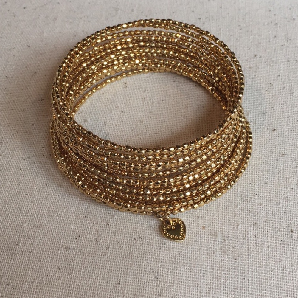 Bardot Spiral Bangle - Gold